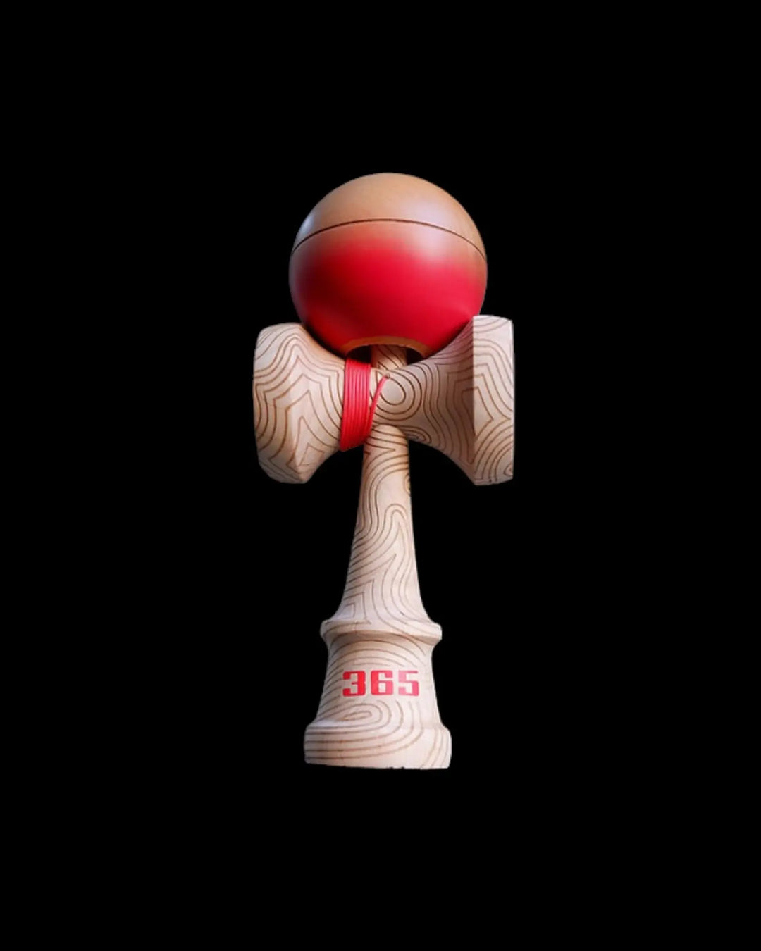 Microdose Series Red (Rubber) Kendama 365kendama   