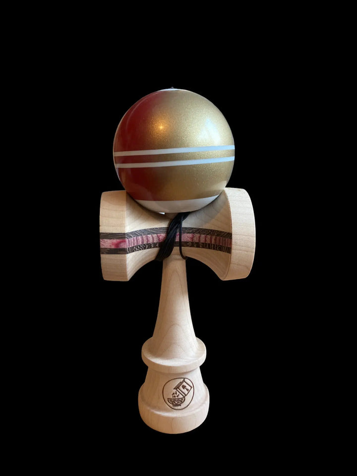 Hybrid 2 - Gold/Red Kendama Cereal Kendama   