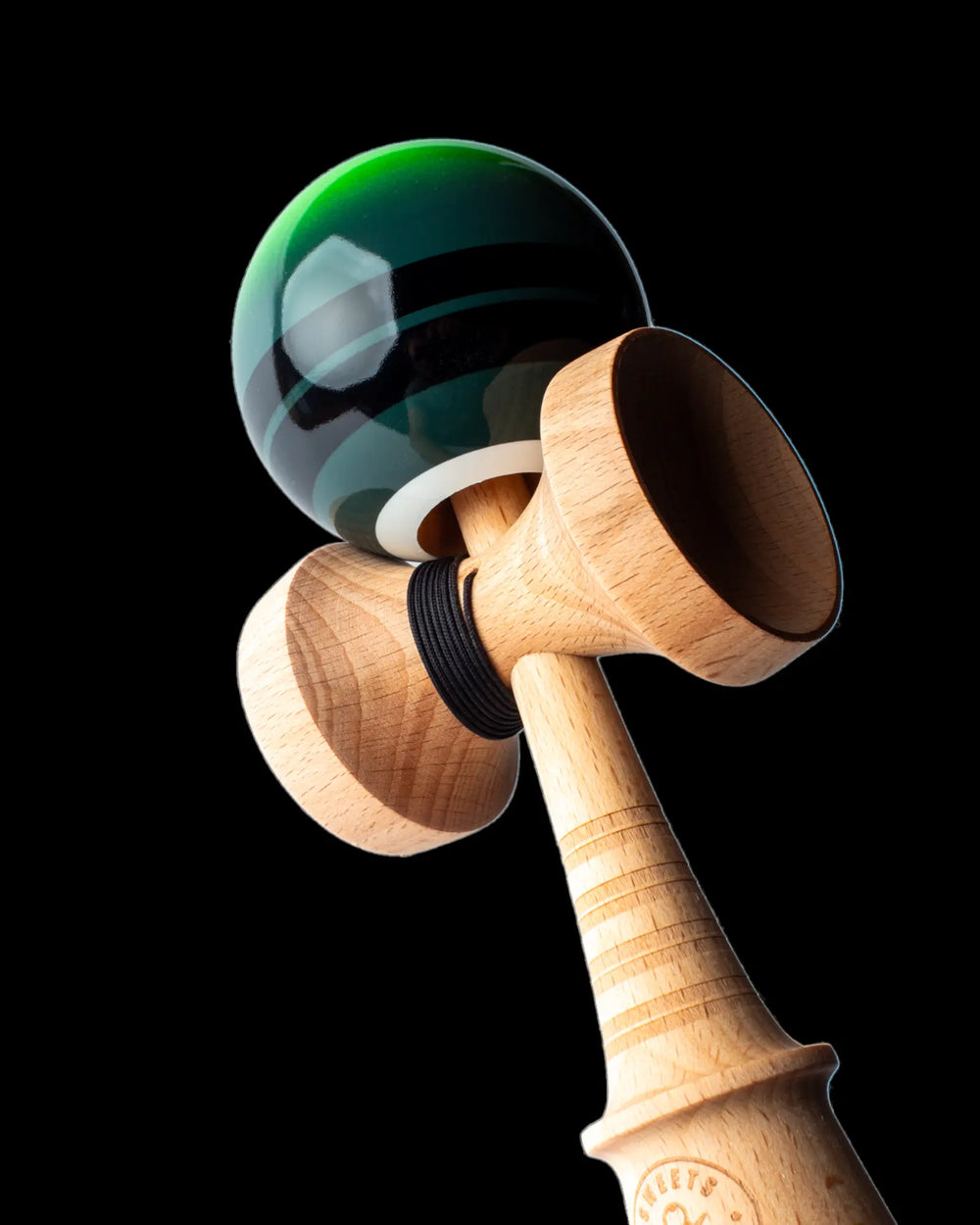 Double Stripe Fade Green Kendama Sweets Kendamas   