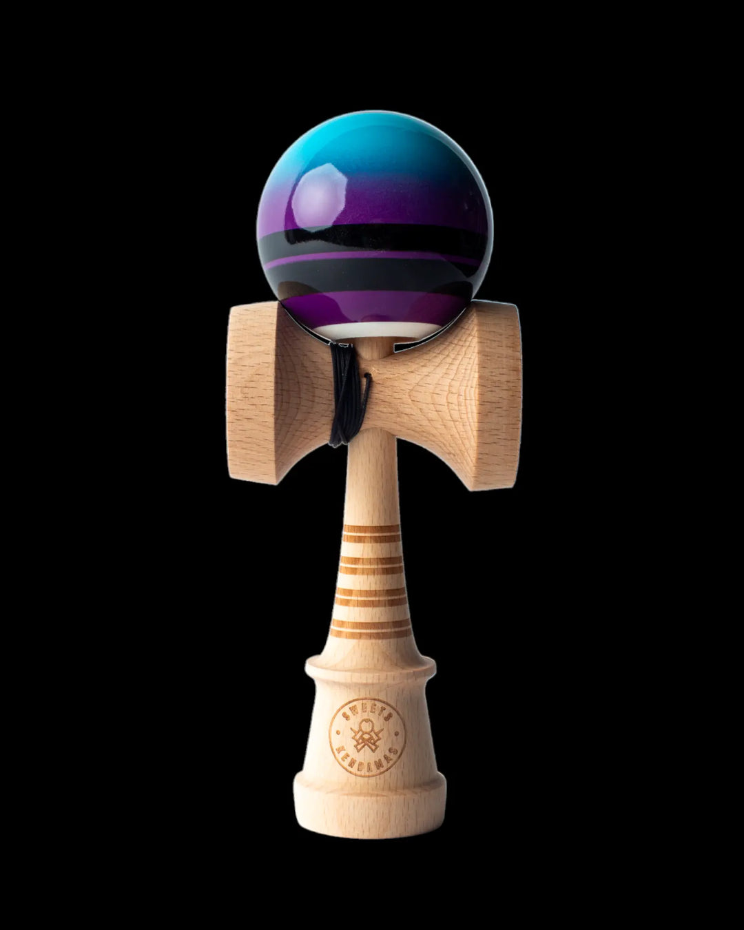 Double Stripe Fade Blue Kendama Sweets Kendamas   