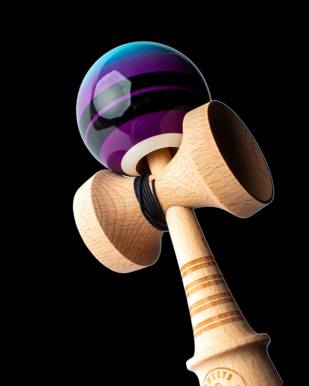 Double Stripe Fade Blue Kendama Sweets Kendamas   