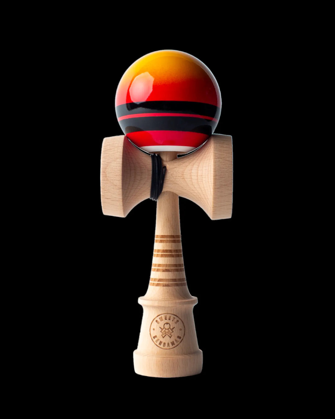 Double Stripe Fade Red Kendama Sweets Kendamas   