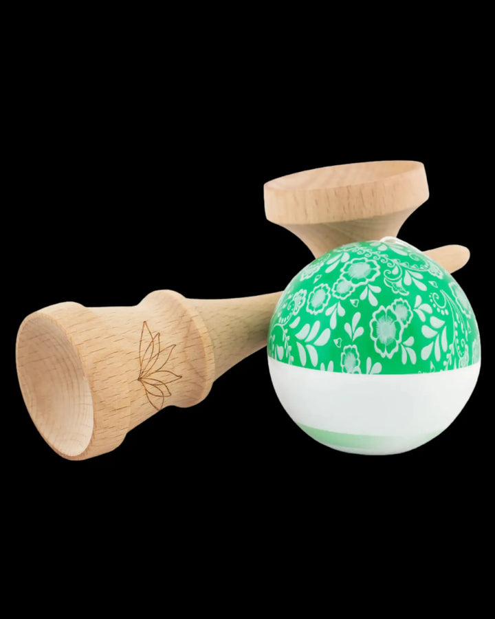 Bloom - Green Kendama Lotus Kendama   