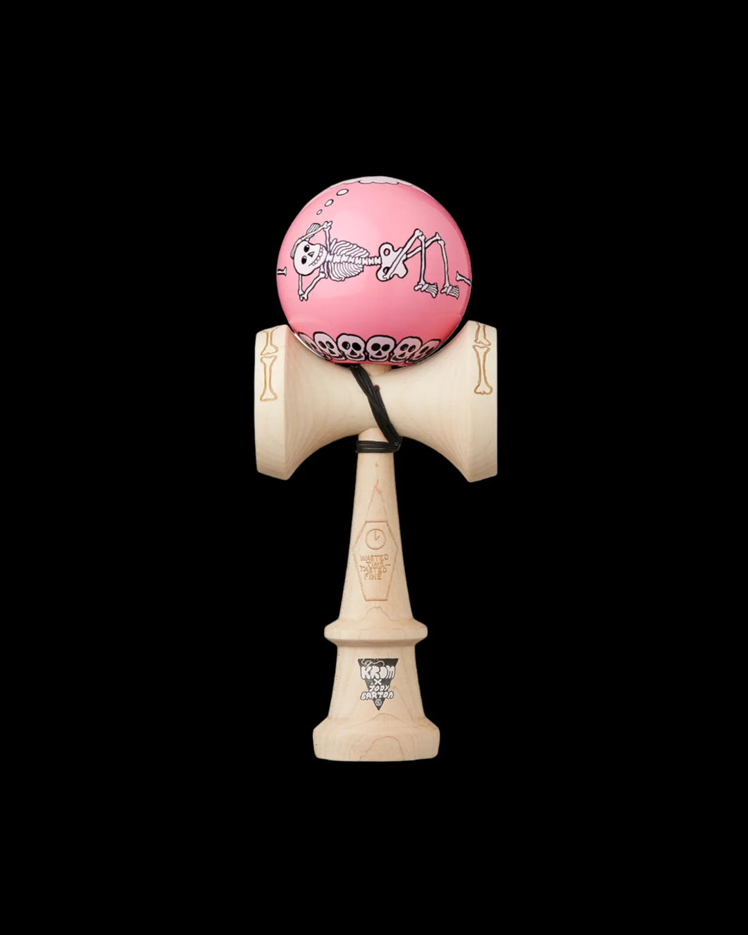 Jody Barton - Skeletons Pink Kendama KROM Kendama   