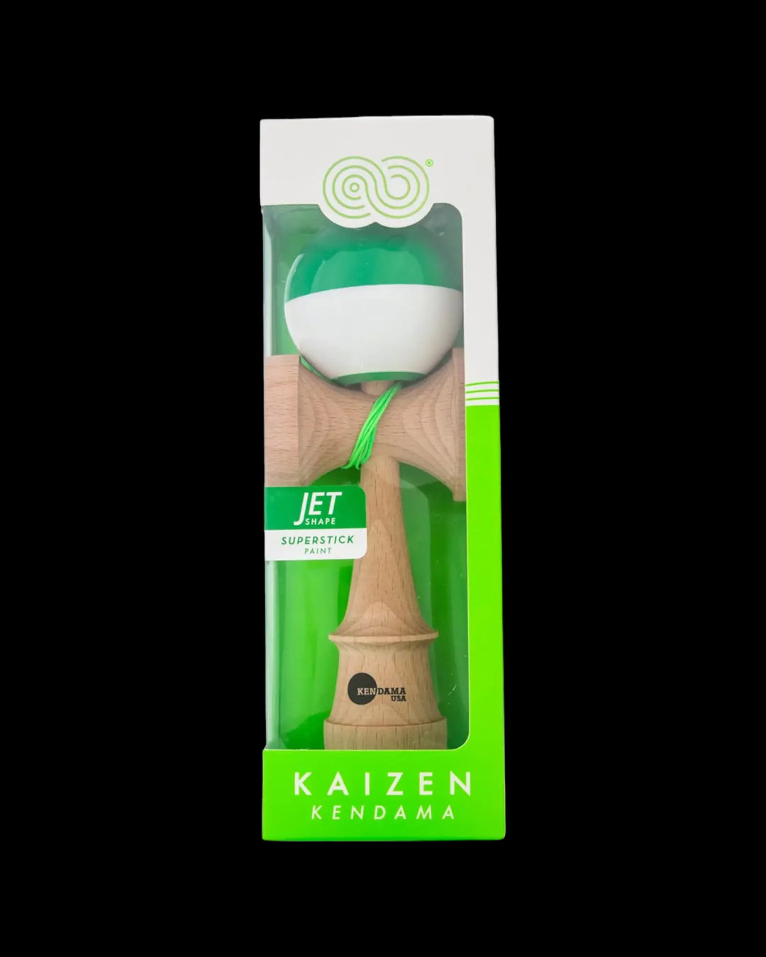 Kaizen - Half Split - Green/White Kendama Kendama USA   