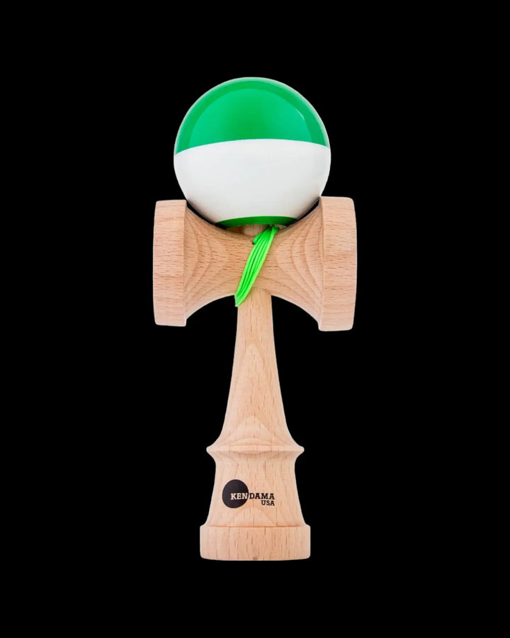 Kaizen - Half Split - Green/White Kendama Kendama USA   