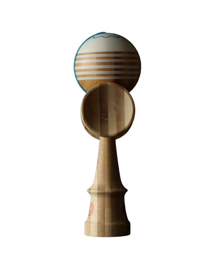 KAIZEN FISHCAKE - Natty White / Blue Kendama USA  Kendama Senses