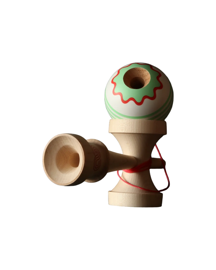 KAIZEN FISHCAKE - Mint Green / Red Kendama USA  Kendama Senses