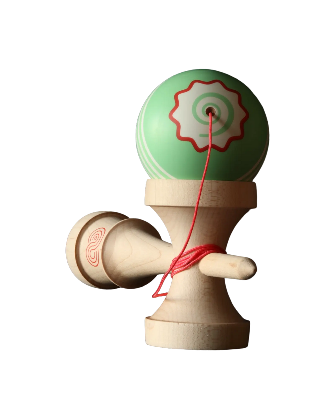 KAIZEN FISHCAKE - Mint Green / Red Kendama USA  Kendama Senses