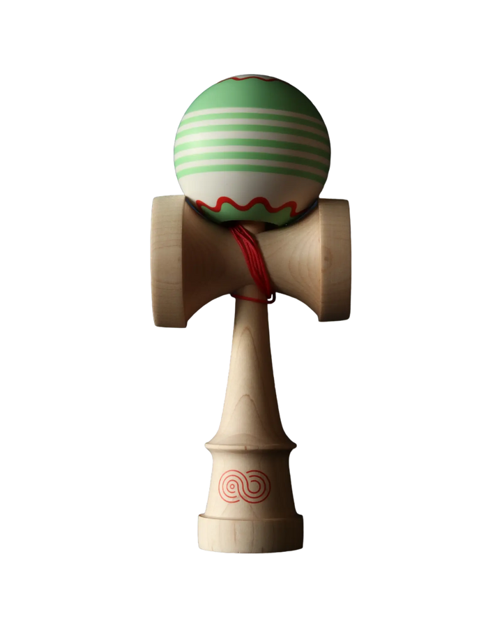 KAIZEN FISHCAKE - Mint Green / Red Kendama USA  Kendama Senses