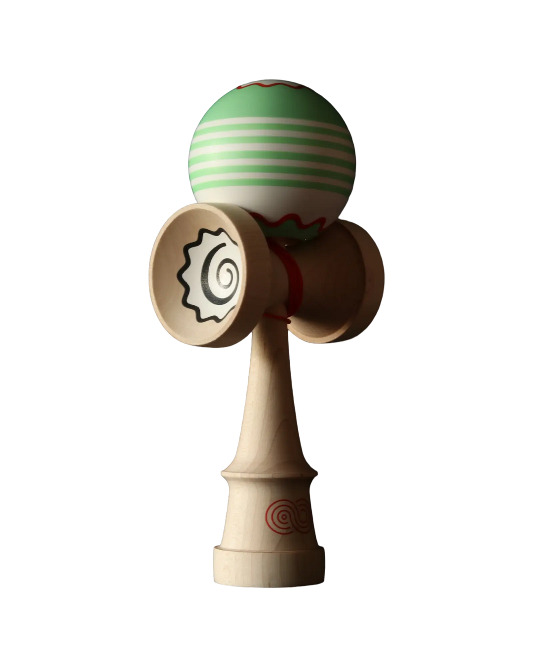 KAIZEN FISHCAKE - Mint Green / Red Kendama USA  Kendama Senses