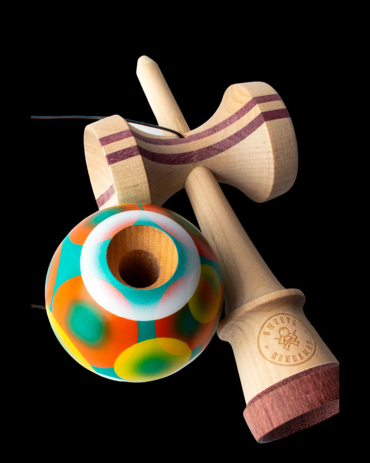 SWEETS LAB CUSTOM - BUBBLES - CUSHION CLEAR Kendama Sweets Kendamas   